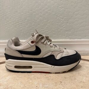 Nike Air Max 1 LX Light Orewood Brown-Obsidian Blue  women sz 7.5